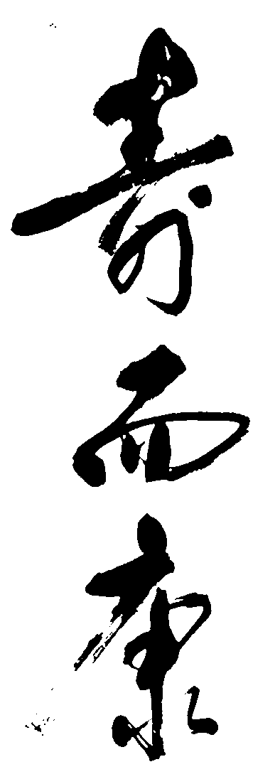 寿而康 艺术字 毛笔字 书法字 繁体 标志设计 