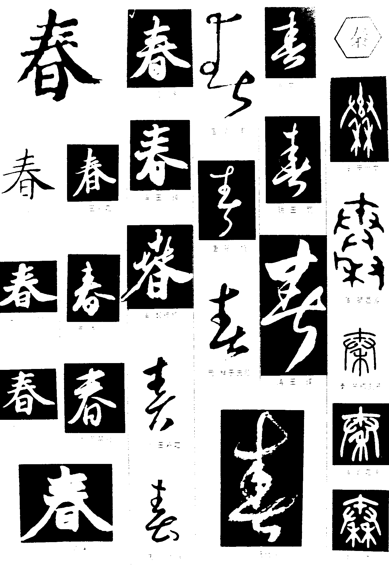 春秦 艺术字 毛笔字 书法字 繁体 标志设计 