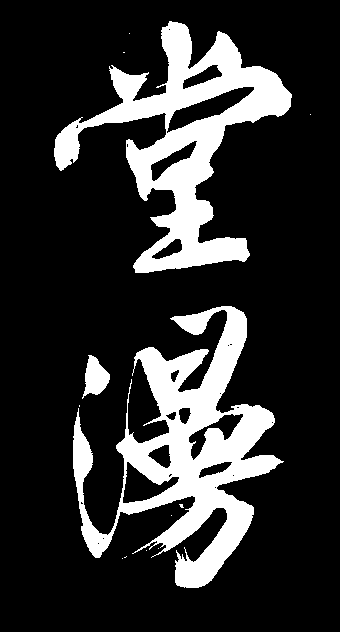 堂 艺术字 毛笔字 书法字 标志设计 